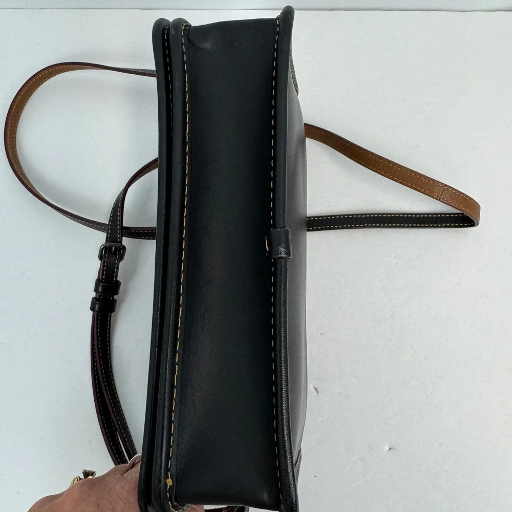 Disney x Coach Mickey Mouse Black Leather Crossbody Bag F59374 Limited Edition